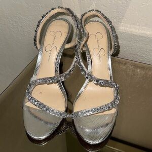 Jessica Simpson Rhinestone Heels